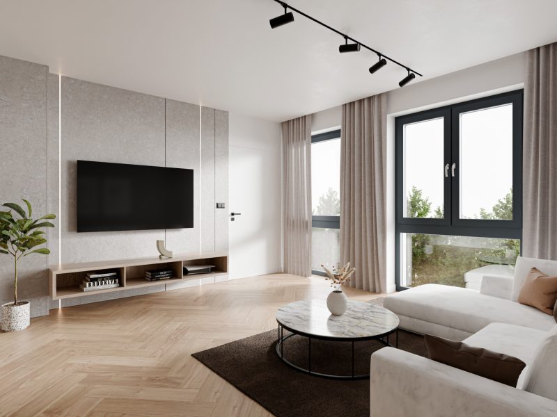 Oleśnica Kusocińskiego Mieszkanie górne salon www